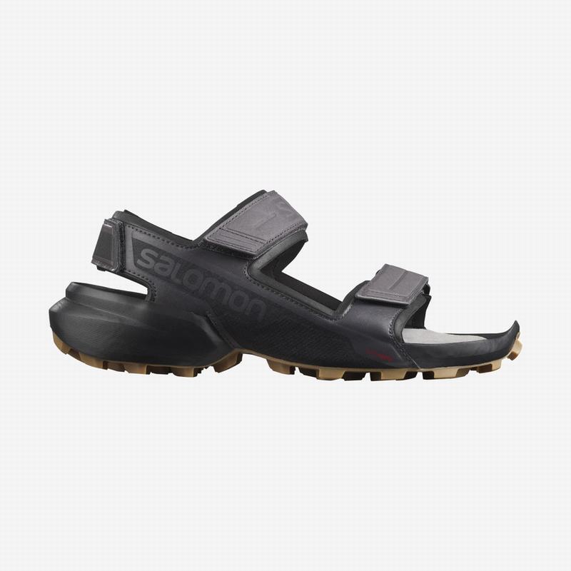 Salomon Singapore Mens Sandals - SPEEDCROSS Black | 98476-ZMVH